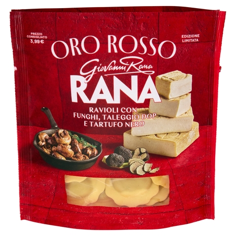 Giovanni Rana Oro Rosso Ravioli con Funghi, Taleggio DOP e Tartufo Nero 250 g